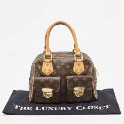 Louis Vuitton Brown Monogram Manhattan PM