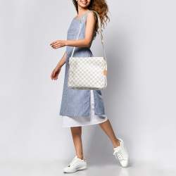 مملوكة مسبقًا Louis Vuitton Damier Azur Canvas Naviglio Crossbody Bag