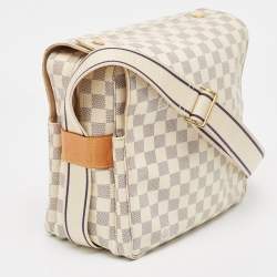 مملوكة  مسبقًا Louis Vuitton Damier Azur Canvas Naviglio Crossbody Bag