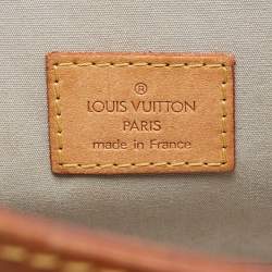 Pre Owned Louis Vuitton Vert Impression Monogram Vernis Roxbury Drive Bag