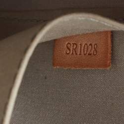 Pre Owned Louis Vuitton Vert Impression Monogram Vernis Roxbury Drive Bag