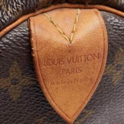Louis Vuitton Brown Monogram Canvas Speedy 25 Handbag
