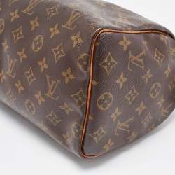 Louis Vuitton Brown Monogram Canvas Speedy 25 Handbag