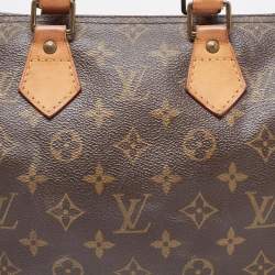 Louis Vuitton Brown Monogram Canvas Speedy 25 Handbag
