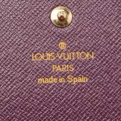 Pre Owned Louis Vuitton Tassel Yellow Epi Leather Porte Tresor International Wallet