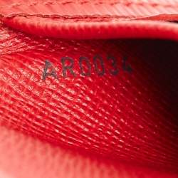 Louis Vuitton Red Epi Leather Porte Tresor International Wallet