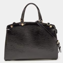 Pre Owned Louis Vuitton Black Electric Epi Leather Brea MM Bag