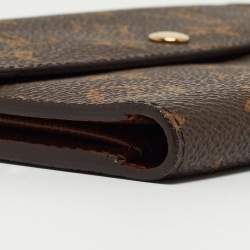 Pre Owned Louis Vuitton Monogram Canvas Passport Trifold Organizer 