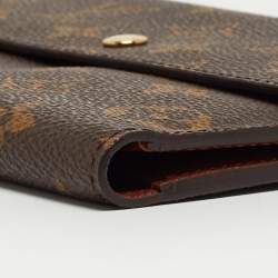 Pre Owned Louis Vuitton Monogram Canvas Passport Trifold Organizer 