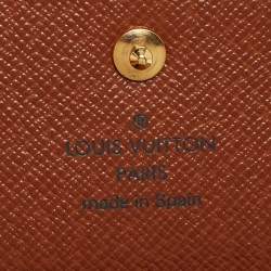 Pre Owned Louis Vuitton Monogram Canvas Passport Trifold Organizer 