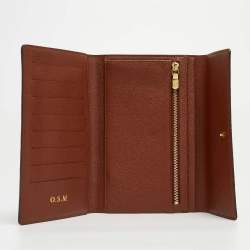 Pre Owned Louis Vuitton Monogram Canvas Passport Trifold Organizer 