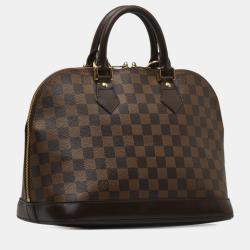 Pre Owned Louis Vuitton Damier Ebene Alma MM