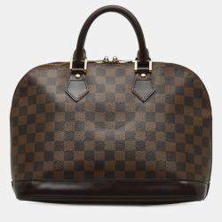 Pre Owned Louis Vuitton Damier Ebene Alma MM