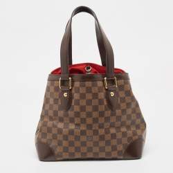 Pre Owned Louis Vuitton Damier Ebene Canvas Hampstead PM Bag