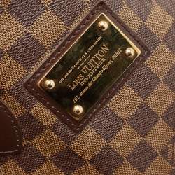 Pre Owned Louis Vuitton Damier Ebene Canvas Hampstead PM Bag