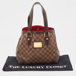 Pre Owned Louis Vuitton Damier Ebene Canvas Hampstead PM Bag