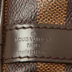 Pre Owned Louis Vuitton Damier Ebene Canvas Speedy Bandouliere 25 Bag