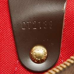 Pre Owned Louis Vuitton Damier Ebene Canvas Speedy Bandouliere 25 Bag