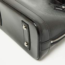 Pre Owned Louis Vuitton Black Electric Epi Leather Alma BB Bag