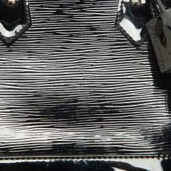 Pre Owned Louis Vuitton Black Electric Epi Leather Alma BB Bag