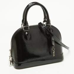 Pre Owned Louis Vuitton Black Electric Epi Leather Alma BB Bag