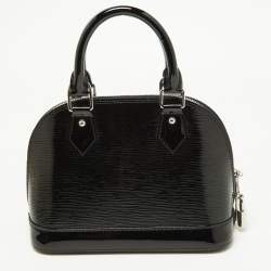 Pre Owned Louis Vuitton Black Electric Epi Leather Alma BB Bag