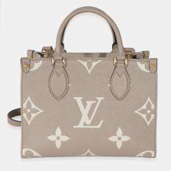 Louis Vuitton OnTheGo mm Empreinte Beige Tote Bag