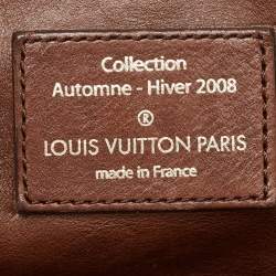 Pre Owned Louis Vuitton Brown Leather Paris Souple Whisper PM Bag