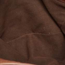 Pre Owned Louis Vuitton Brown Leather Paris Souple Whisper PM Bag