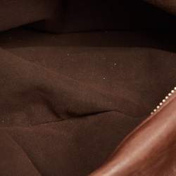 Pre Owned Louis Vuitton Brown Leather Paris Souple Whisper PM Bag