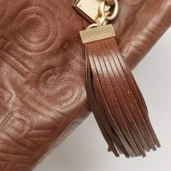 Pre Owned Louis Vuitton Brown Leather Paris Souple Whisper PM Bag