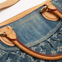 Louis Vuitton Blue Monogram Denim Neo Cabby MM Bag