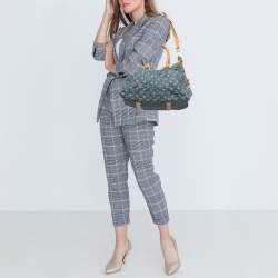 Louis Vuitton Blue Monogram Denim Neo Cabby MM Bag