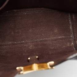 Pre Owned Louis Vuitton Black Monogram Canvas and Leather Kimono PM Bag