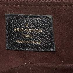 Pre Owned Louis Vuitton Black Monogram Canvas and Leather Kimono PM Bag