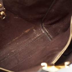 Pre Owned Louis Vuitton Black Monogram Canvas and Leather Kimono PM Bag
