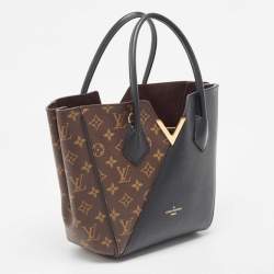 Pre Owned Louis Vuitton Black Monogram Canvas and Leather Kimono PM Bag
