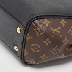 Pre Owned Louis Vuitton Black Monogram Canvas and Leather Kimono PM Bag
