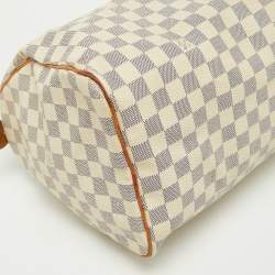مملوكة مسبقًا Louis Vuitton Damier Azur Canvas Speedy 35 Bag