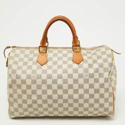 مملوكة مسبقًا Louis Vuitton Damier Azur Canvas Speedy 35 Bag