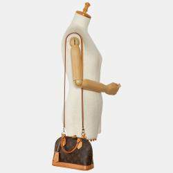 Pre Owned Louis Vuitton Brown Monogram Alma BB