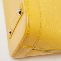 Pre Owned Louis Vuitton Tassil Yellow Epi Leather Alma PM