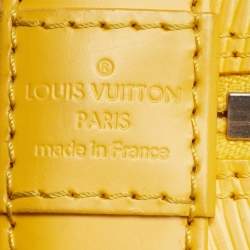 Pre Owned Louis Vuitton Tassil Yellow Epi Leather Alma PM