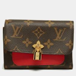 Louis Vuitton Coquelicot Monogram Canvas Flowers Compact Wallet