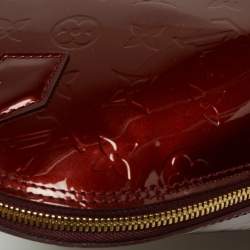 Pre Owned Louis Vuitton Amarante Monogram Vernis Alma BB Bag