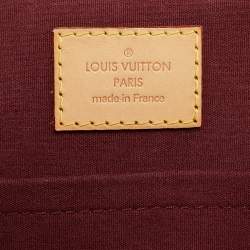 Pre Owned Louis Vuitton Amarante Monogram Vernis Alma BB Bag