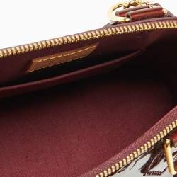 Pre Owned Louis Vuitton Amarante Monogram Vernis Alma BB Bag