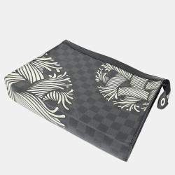 Pre Owned Louis Vuitton Graphite Pochette Voyage MM