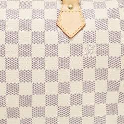 Pre Owned Louis Vuitton Damier Azur Canvas Speedy 30 Bag