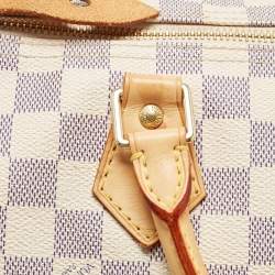 Pre Owned Louis Vuitton Damier Azur Canvas Speedy 30 Bag